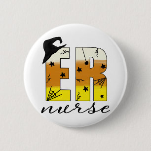 Halloween Er Nurse 6 Cm Round Badge