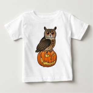 Halloween Eurasian Eagle Owl Baby T-Shirt