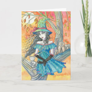 Halloween Eve, Halloween Card by Molly Harrison