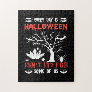 Halloween Everyday Is Halloween Birthday Jigsaw Puzzle