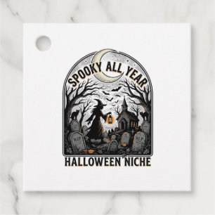 Halloween Everyday Shirt Spooky All Year Design_1 Favour Tags