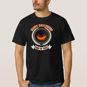 Halloween Evil Pumpkin Face Spooky Night T-Shirt