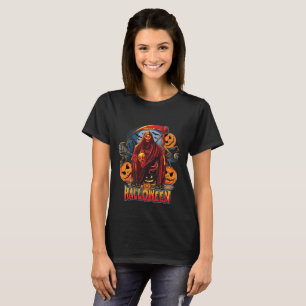 Halloween Evil skeleton, Pumpkin T-Shirt