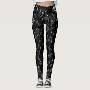 Halloween Eyeball Spooky Drip Leggings