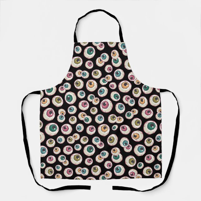 Halloween Eyeballs Apron (Front)