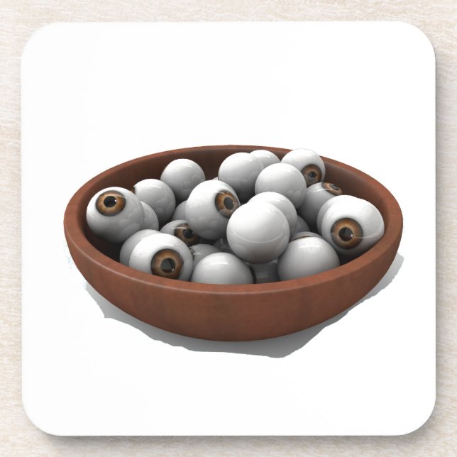 halloween eyeballs coaster (Front)