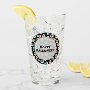 Halloween Eyeballs Glass