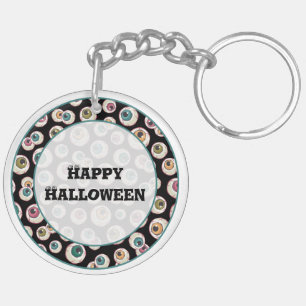 Halloween Eyeballs Key Ring
