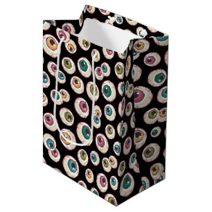 Halloween Eyeballs Medium Gift Bag