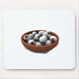 halloween eyeballs mouse pad