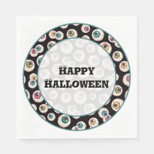 Halloween Eyeballs Napkin