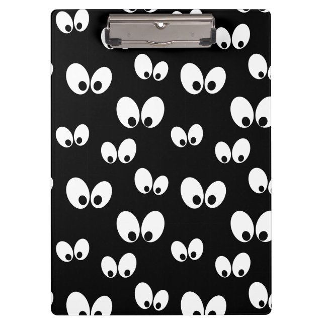 Halloween Eyes Pattern Clipboard (Front)