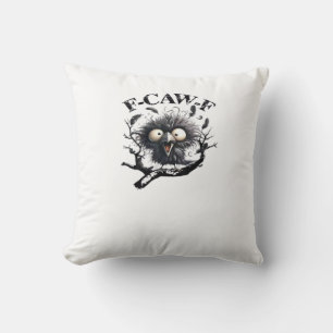 Halloween F-Caw-F Bird Cool Unique Cushion