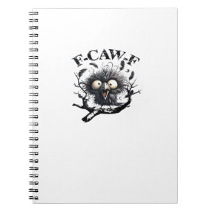Halloween F-Caw-F Bird Cool Unique Notebook