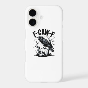 Halloween F-Caw-F Bird Crow Women Men Retro Classi