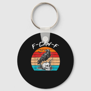 Halloween F-Caw-F Bird F-Caw-F Crow Women Men Vint Key Ring