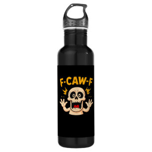 Halloween F-Caw-F Skull 710 Ml Water Bottle