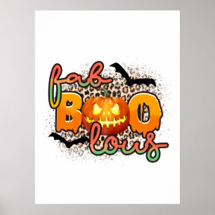 Halloween Fab Boo Lous Birthday Poster