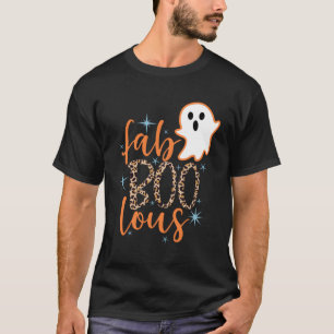 Halloween Fab Boo Lous Fabulous Ghost Halloween T-Shirt