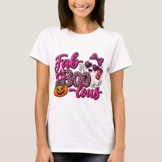 Halloween Fab-BOO-Lous with Pumpkin T-Shirt