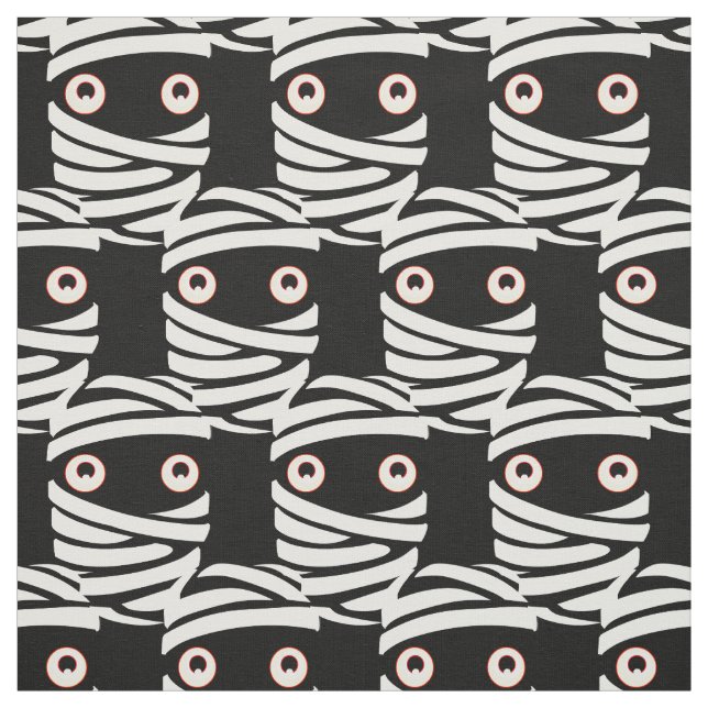 Halloween Fabric Cute Mummy Fabrics Customise (Swatch)