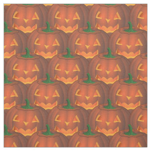 Halloween Fabric Jack-o-Lantern Fabrics Customise