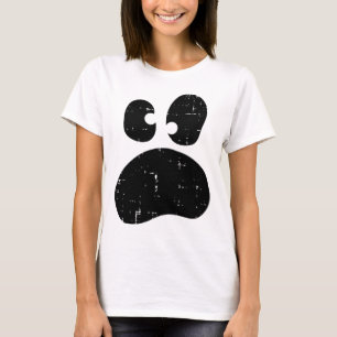 Halloween Face Ghost Funny Silly Ghoul Costume Kid T-Shirt