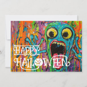 Halloween Face of Fear card