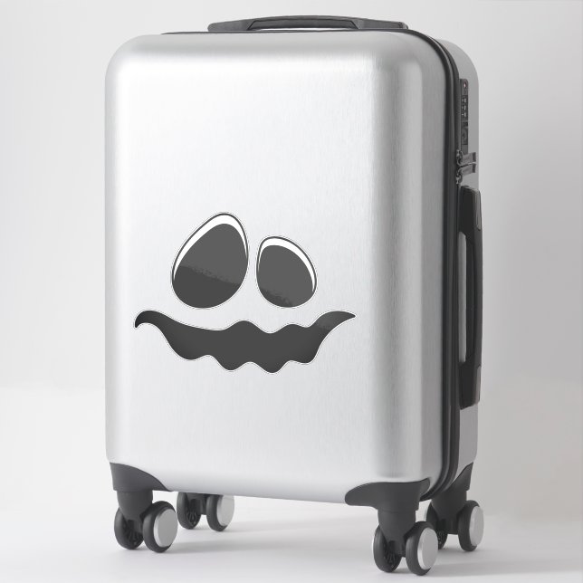 Halloween Face Stickers & Labels (Suitcase)