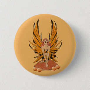Halloween Faerie 6 Cm Round Badge