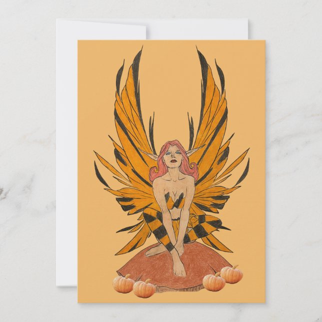 Halloween Faerie Invitation (Front)