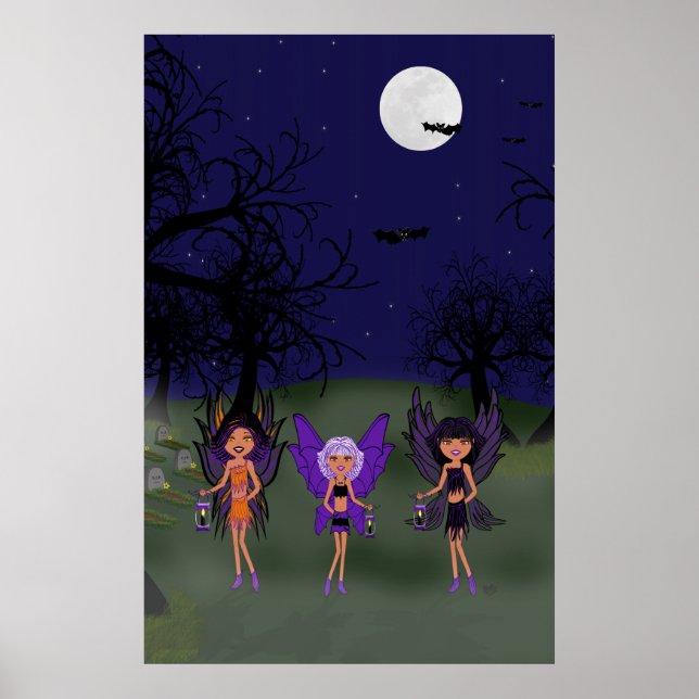Halloween Faeries The Hallow Sisters Poster (Front)