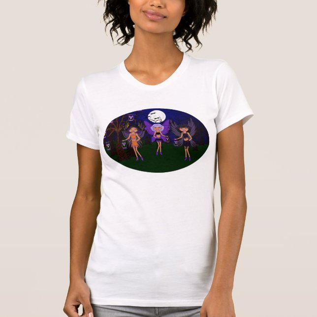 Halloween Faeries The Hallow Sisters T-Shirt (Front)
