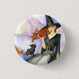 Halloween Fairy 3 Cm Round Badge