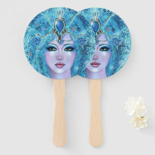 Halloween fairy masquerade party hand fan