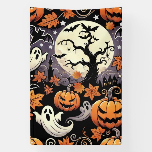 Halloween/Fall/Autumn Banner (Vertical)
