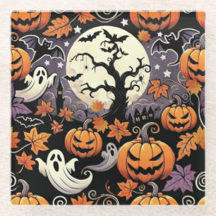 Halloween/Fall/Autumn Glass Coaster