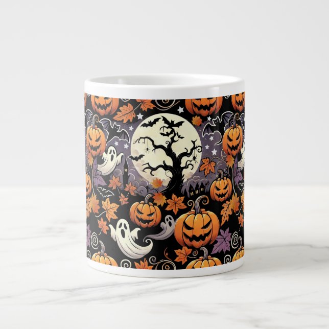 Halloween/Fall/Autumn Large Coffee Mug (Front)