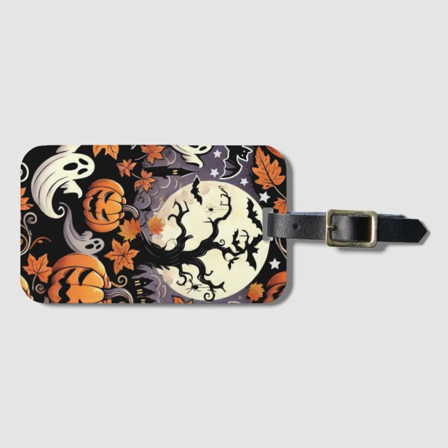 Halloween/Fall/Autumn Luggage Tag (Front Horizontal)