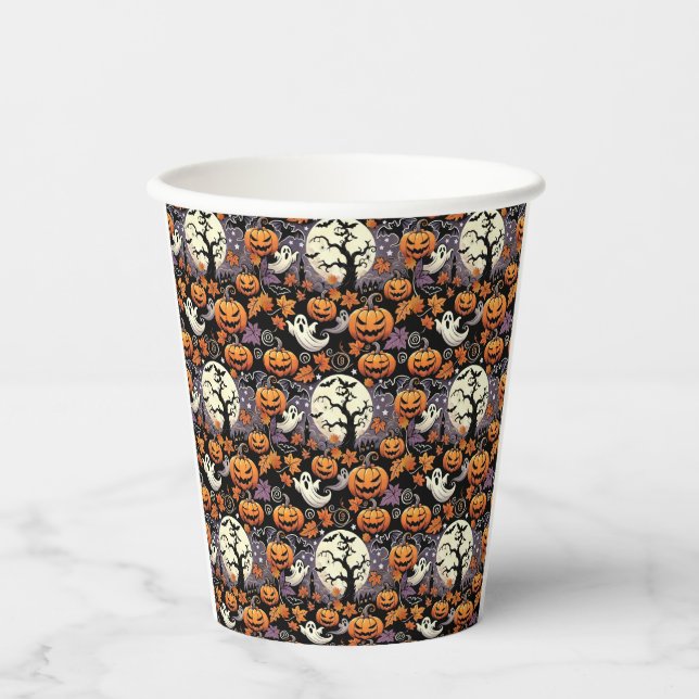 Halloween/Fall/Autumn Paper Cups (Front)