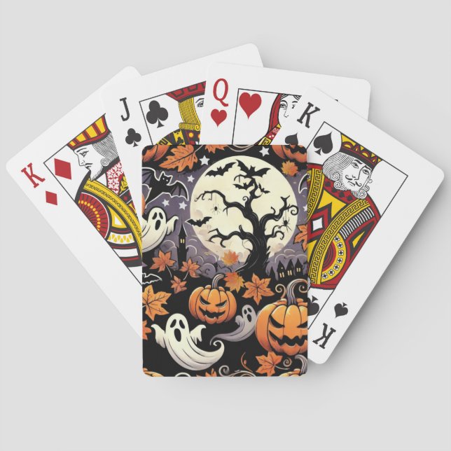 Halloween/Fall/Autumn Playing Cards (Back)