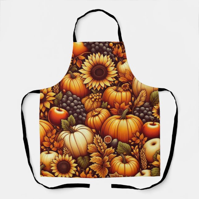 Halloween/Fall/Autumn/pumpkin Apron (Front)
