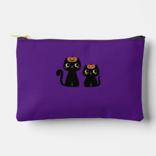 Halloween/Fall/Autumn/pumpkin/cat Accessory Pouch