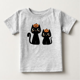 Halloween/Fall/Autumn/pumpkin/cat Baby T-Shirt