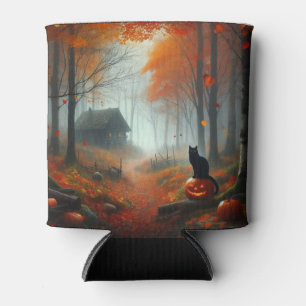 Halloween/Fall/Autumn/pumpkin/cat Can Cooler