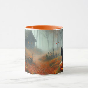 Halloween/Fall/Autumn/pumpkin/cat  Mug