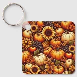 Halloween/Fall/Autumn/pumpkin Key Ring