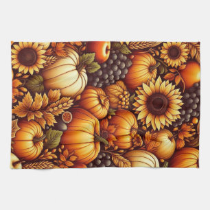 Halloween/Fall/Autumn/pumpkin Tea Towel