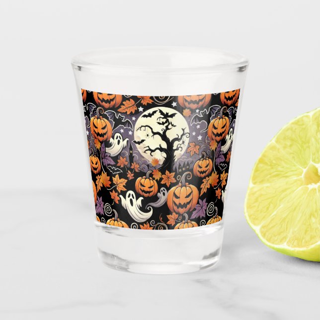 Halloween/Fall/Autumn Shot Glass (Front)