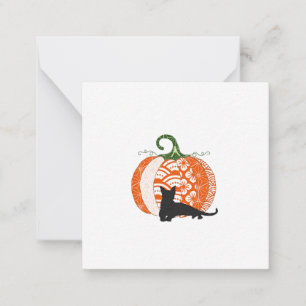 Halloween/Fall Flat Note Card